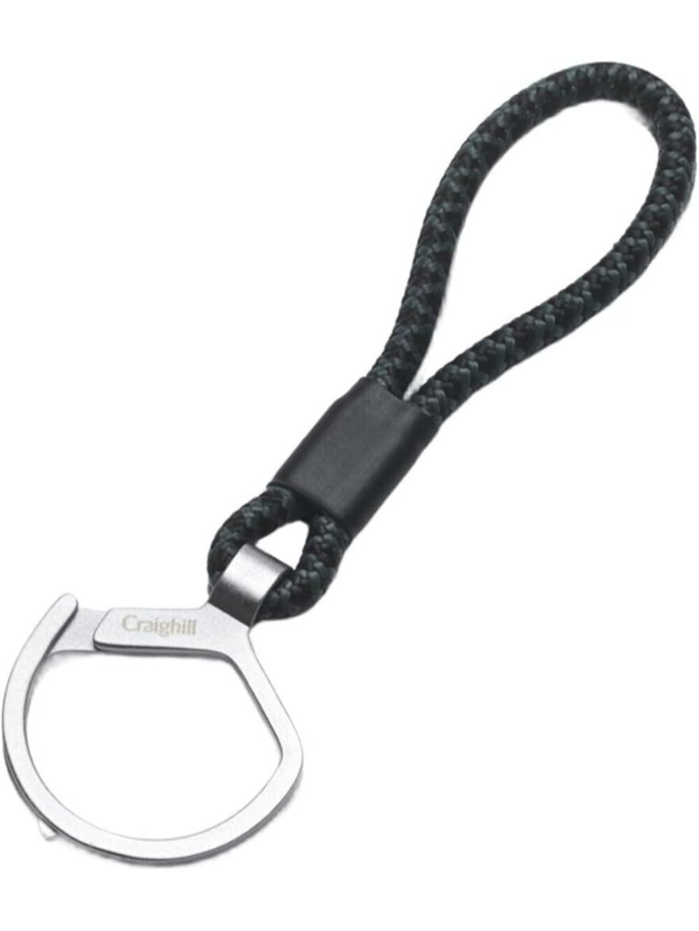 Durable Rope Split Ring Keychain for Car, House Keys & Accessories - Versatile